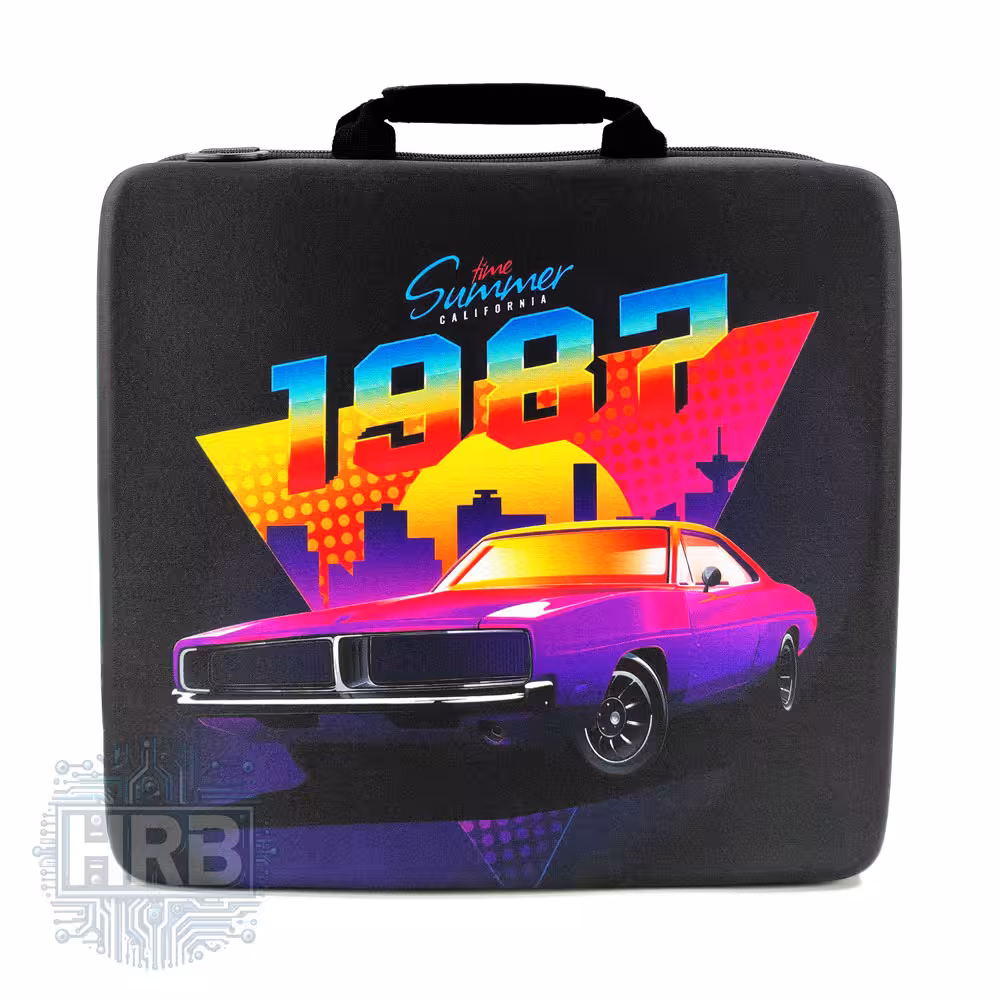 کیف کنسول PS4 طرح California 1987 - چهار کاره