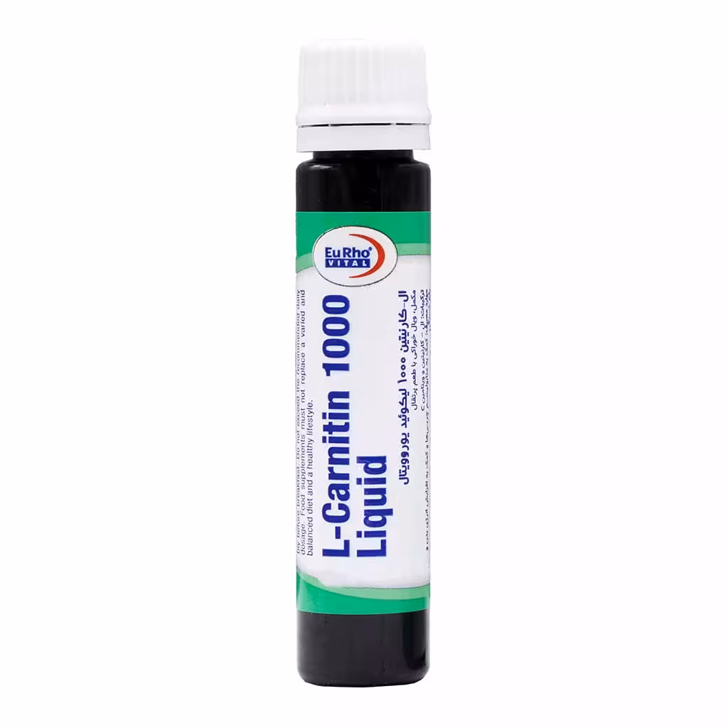 ویال ال کارنیتین 1000 میلی گرم 6 عدد یوروویتال Eurho Vital