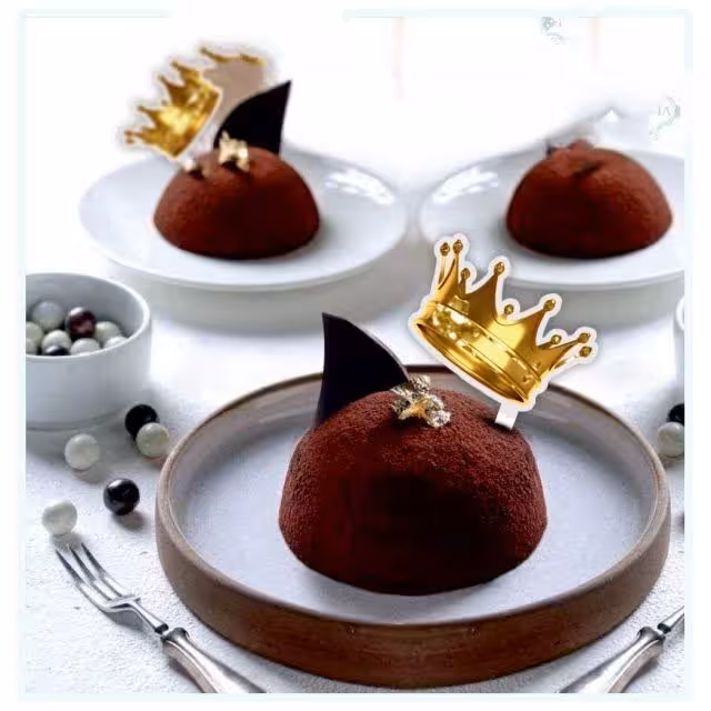 تاج روی کیک و کاپ کیک تزیینی غیر خوراکی