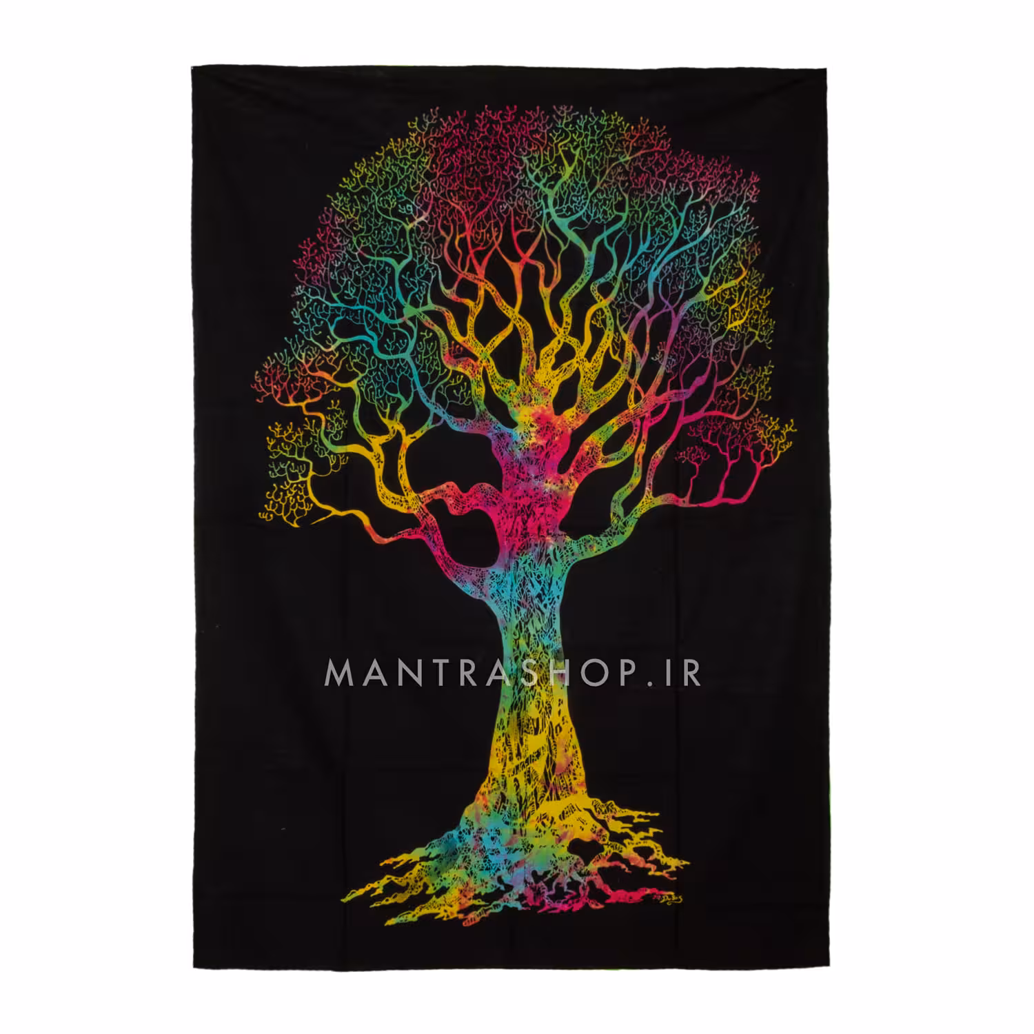 بکدراپ تپستری هندی طرح درخت زندگی (روتختی یک نفره) کد 397