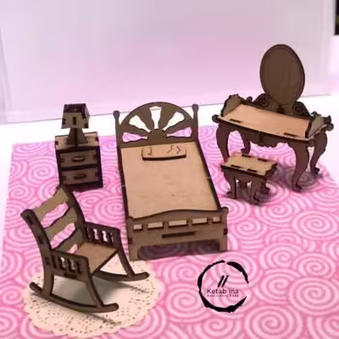پازل سه بعدی چوبی اتاق خواب