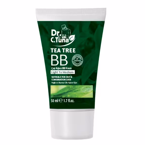 بی بی کرم (کرم BB) درخت چای دکتر سی تونا فارماسی حجم 50 میل – Farmasi Dr.C.Tuna Tea Tree BB Cream