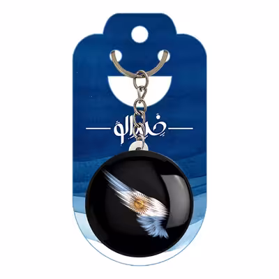 جاکلیدی خندالو مدل پرچم آرژانتین کد 20459