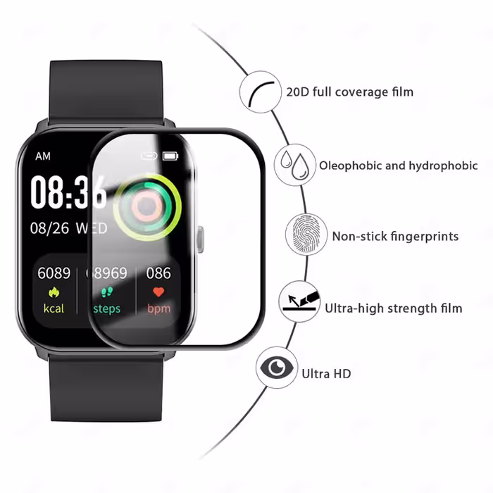 محافظ صفحه نمایش لاین مدل RT007 مناسب برای ساعت هوشمند شیایومی Smart Watch Imilab W01