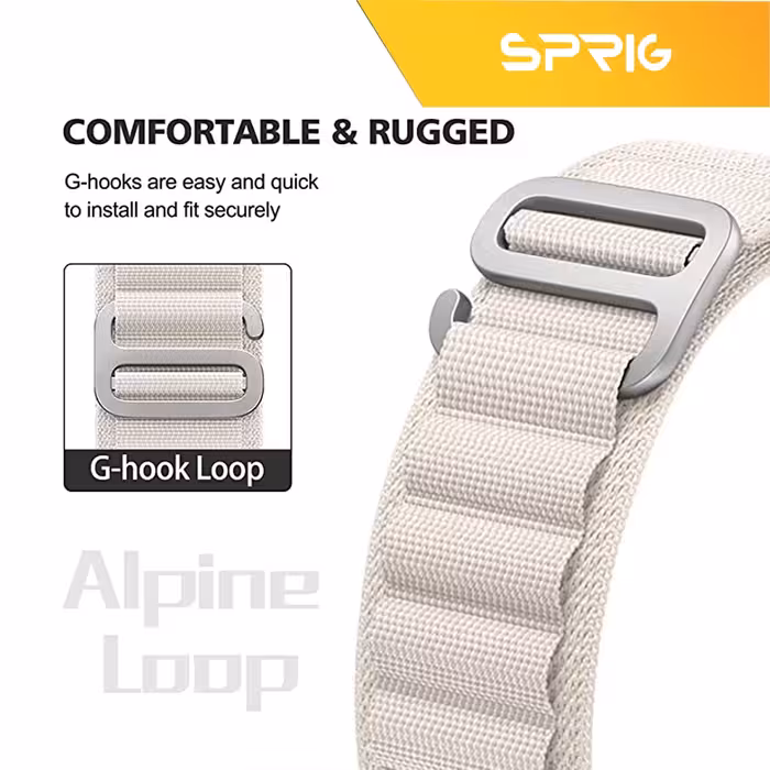 بند اسپریگ مدل Loop Alpine مناسب برای اپل واچ Series 1 Aluminum 42mm