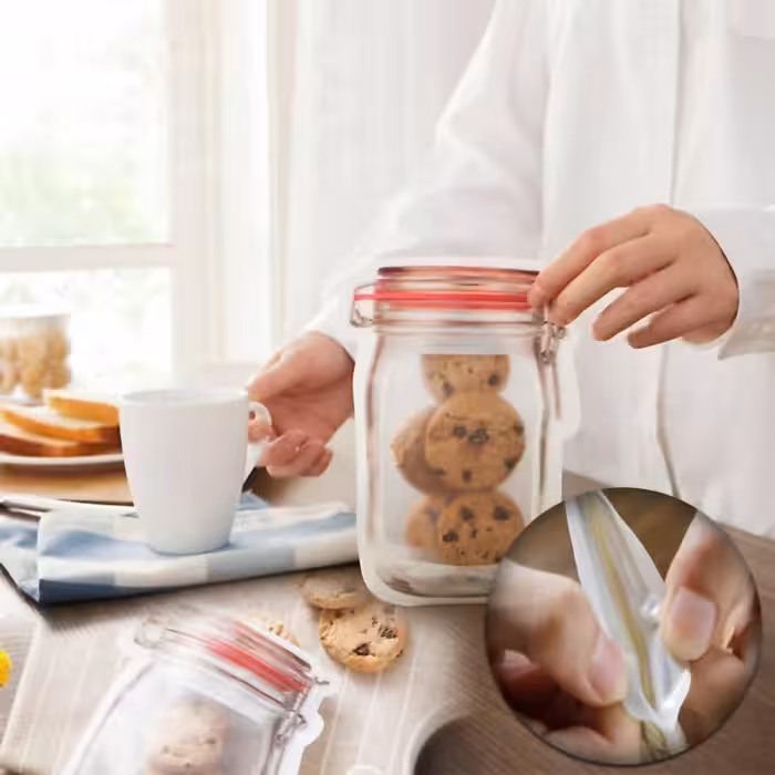 کیسه زیپ دار مدل Banke بسته 8 عددی