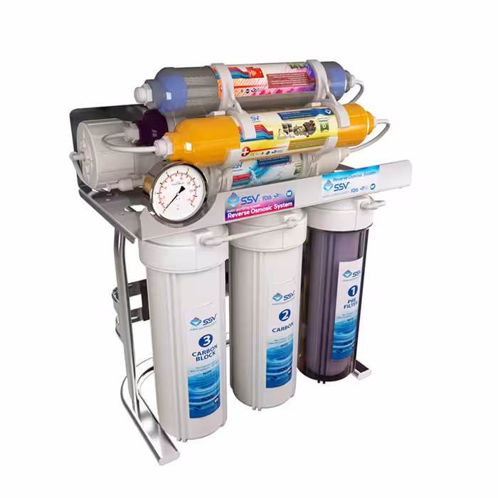 دستگاه تصفیه کننده آب اس اس وی مدل SuperSpring 2W X800 به همراه شیر تصفیه آب