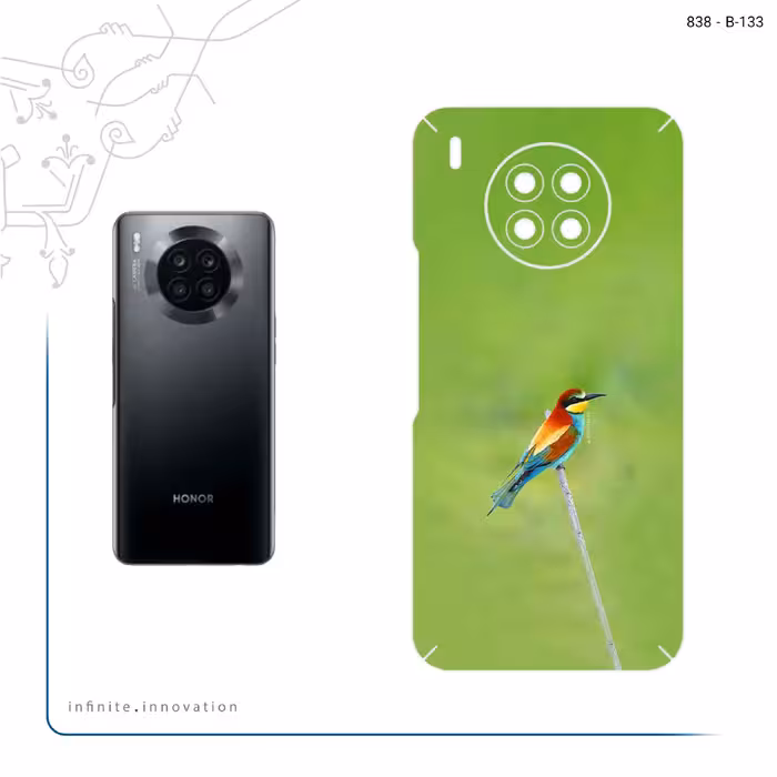 برچسب پوششی ماهوت مدل European bee-eater مناسب برای گوشی موبایل آنر 50 Lite