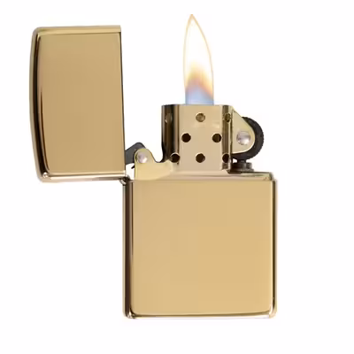 فندک زیپو مدل Zippo 254B High Polish Brass