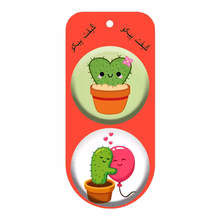 پیکسل گیفت پیکو طرح کاکتوس کد p477 مجموعه 2 عددی