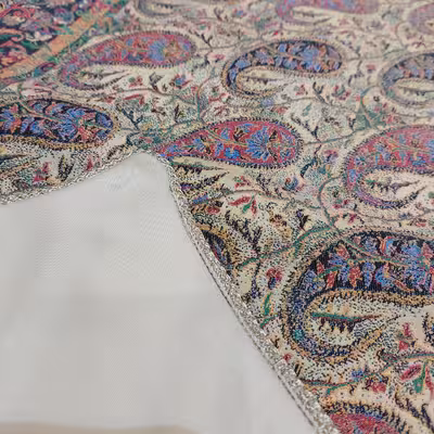 ست 3 تکه رومیزی ترمه صفائی مدل light کد 98