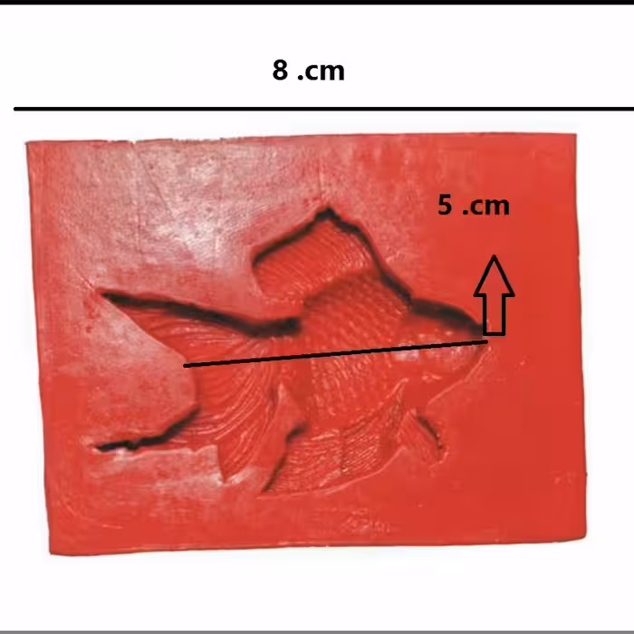 سیلیکون قالب گیری به گز مدل ماهی