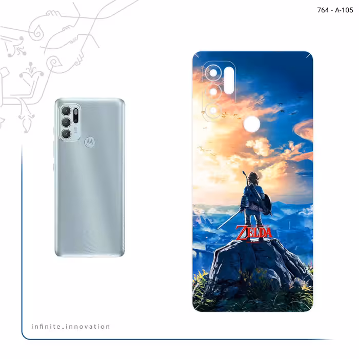 برچسب پوششی ماهوت مدل Legend of Zelda Game Series مناسب برای گوشی موبایل موتورولا Moto G60S