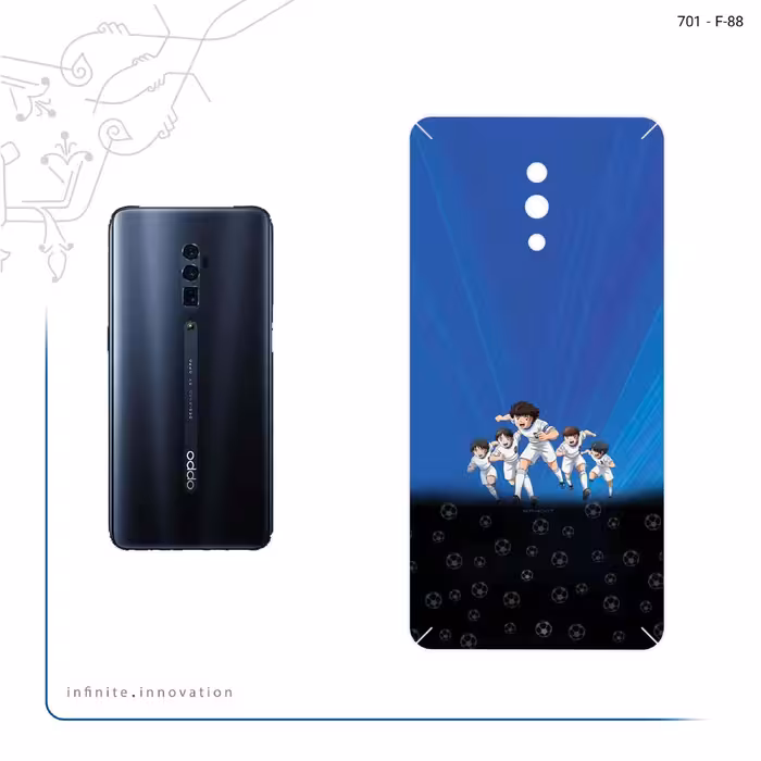 برچسب پوششی ماهوت مدل Ganbare Kikkazu مناسب برای گوشی موبایل اپو RENO 10X