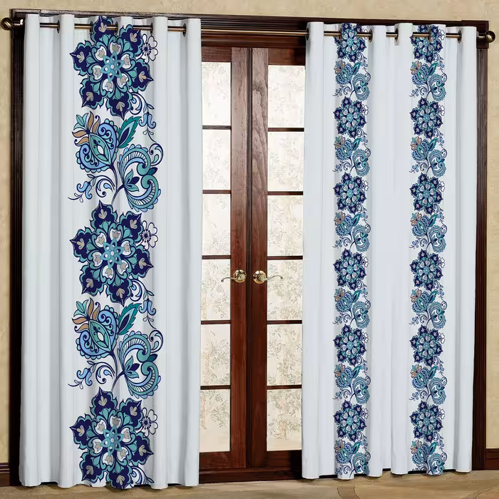  پرده مدل هازان طرح داماسک سایز 280x140 سانتی متر