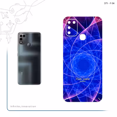 برچسب پوششی ماهوت مدل Mathematical Geometric Shape 9 مناسب برای گوشی موبایل اینفینیکس Hot 11 Play