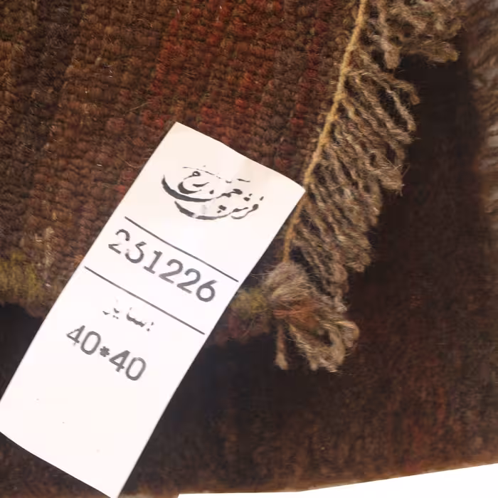 گبه دستباف فرش چمن رخ مدل ذهنی بافت کد CHR-261226434551 مجموعه 4 عددی