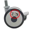 چرخ گردان ترمزدار مدل پرشین کت کد YPT-2GHOLO-PICHI-75MM