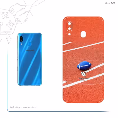 برچسب پوششی ماهوت مدل Rugby football مناسب برای گوشی موبایل سامسونگ Galaxy A30