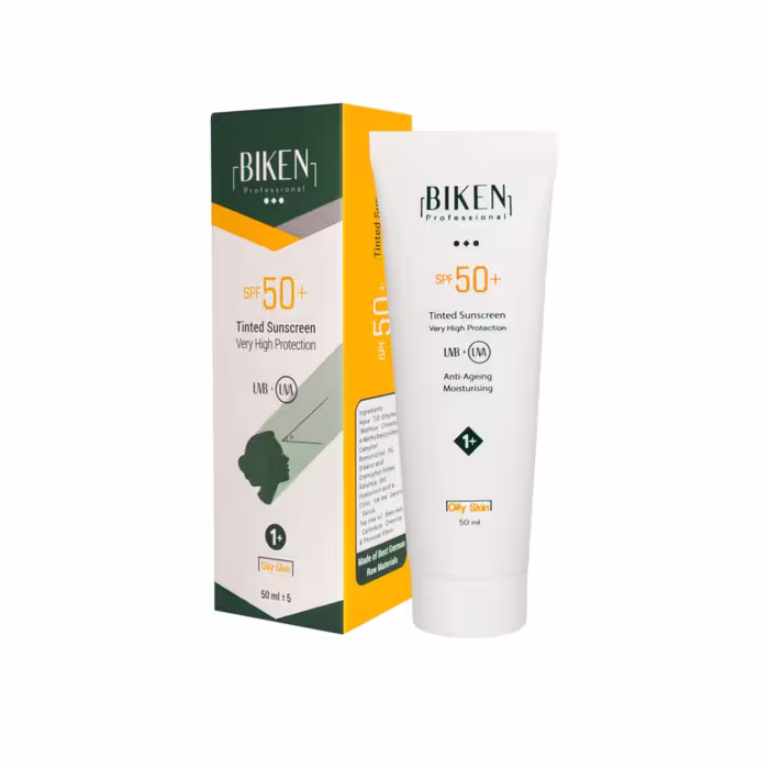 کرم ضد آفتاب رنگی بیکن  SPF50 شماره  1 مناسب پوست های چرب حجم 50 میلی لیتر
