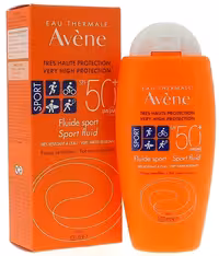 ضد آفتاب بی رنگ فلوئید اسپرت اون SPF50 حجم 100 میلی لیتر