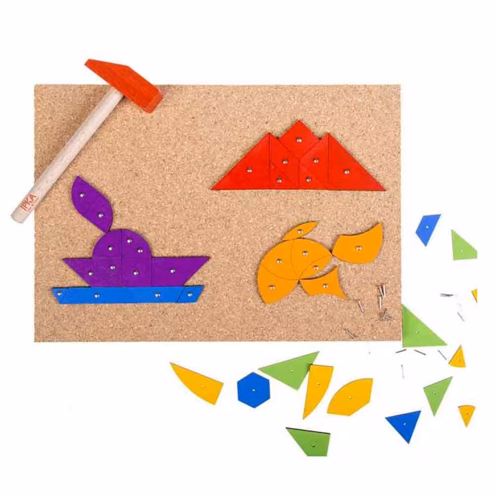 بازی آموزشی ایپکا مدل میخ و چکش تنگرام