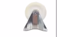 چرخ نساجی تفلون آبکاری کروم UK ثابت قطر 100 میلی متر