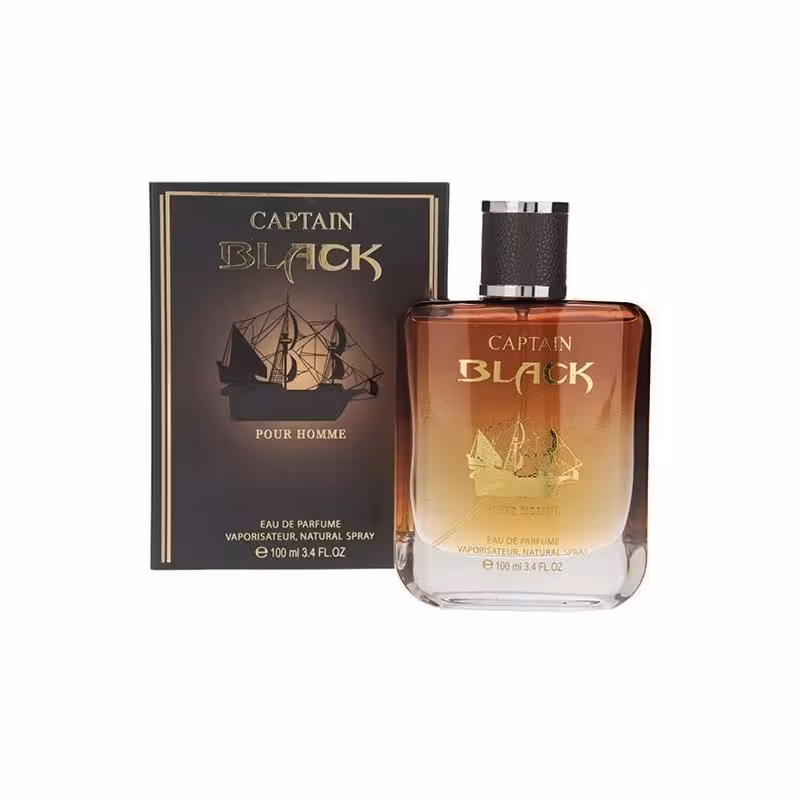 ادوپرفیوم مردانه کاپیتان بلک CAPTAIN BLACK مدل پور هوم