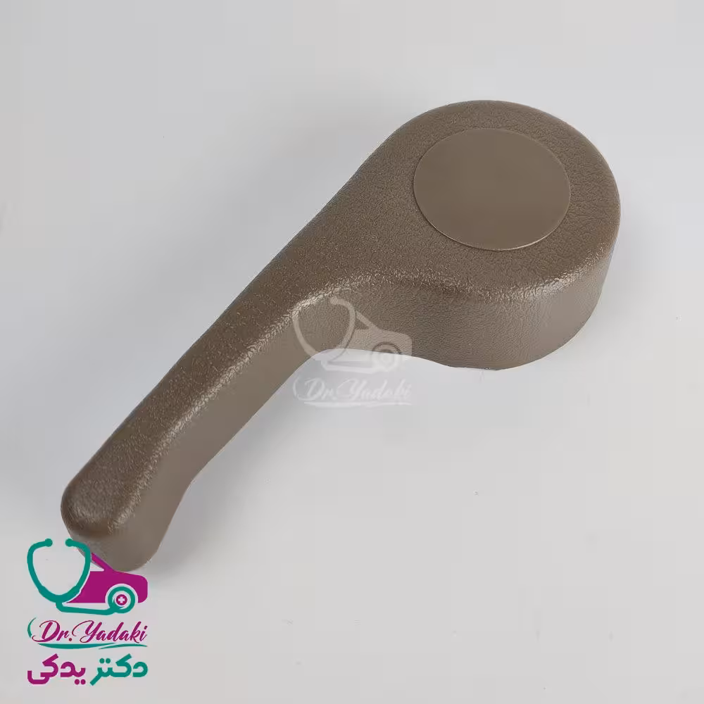 دستگیره صندلی پژو 405 جلو چپ (سمت راننده) رنگ بژ جدید شرکتی ایساکو اصل 0630901399
