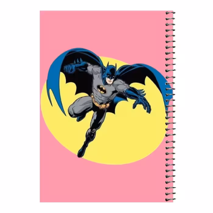 دفتر مشق 80 برگ اس جی مدل بتمن کد 24