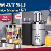 آبمیوه گیر 4کاره ماتسو تحت لیسانس ژاپن مدل 630 با کیفیت عالی

