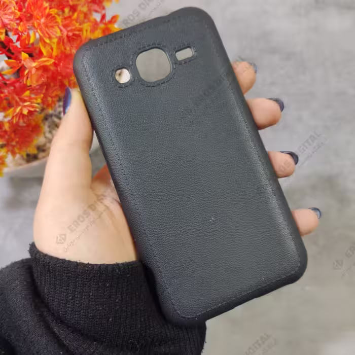 قاب گوشی Samsung Galaxy J3 (2016) ژله ای طرح چرم