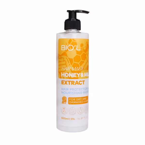 ماسک مو شیر عسل 500 میل بیول