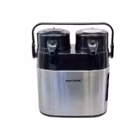 فلاسک دو قلو بدنه استیل داخل شیشه با حجم 3.2 لیتر