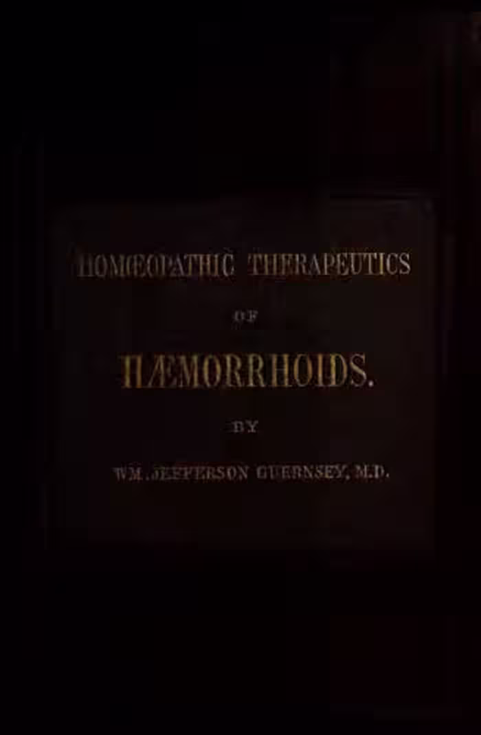 خرید و دانلود نسخه کامل کتاب The Homeopathic therapeutics of hemorrhoids