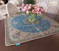 رومیزی 1×1 ترمه اصل هاشمی کد 24 با 11 رنگ متنوع