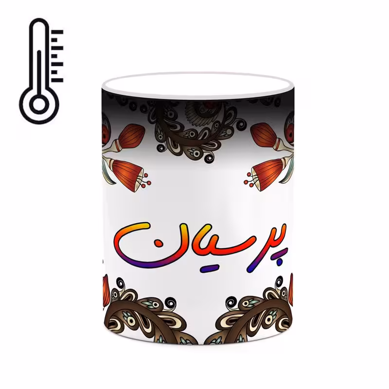 ماگ حرارتی   اسم پرسیان  سنتی گل و بته کد mgh44371