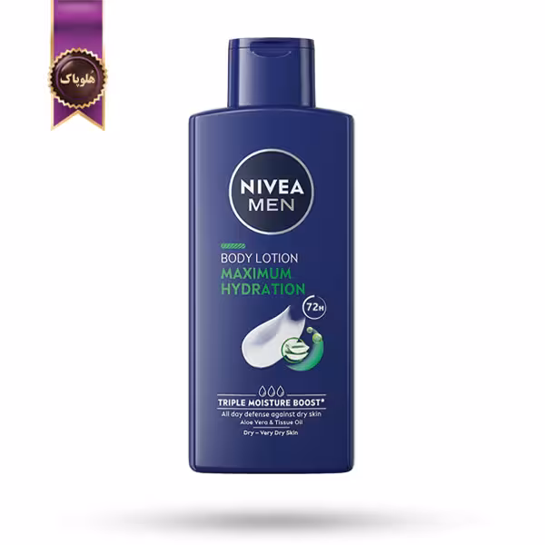 لوسیون بدن مردانه نیوا NIVEA MEN مدل حداکثر آبرسانی Maximum Hydration حجم 400 میلی لیتر (اورجینال)