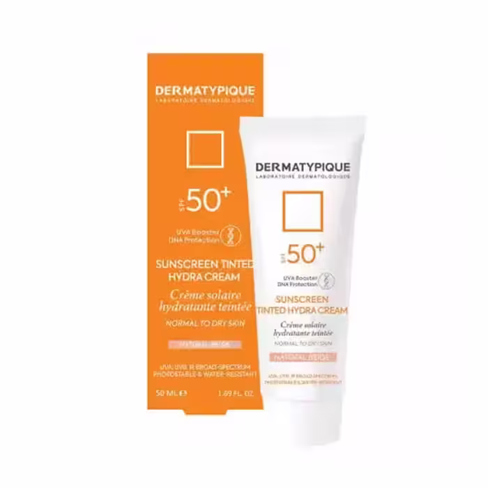 کرم ضد آفتاب رنگی پوست خشک SPF 50 درماتیپیک حجم 50 میلی لیتر