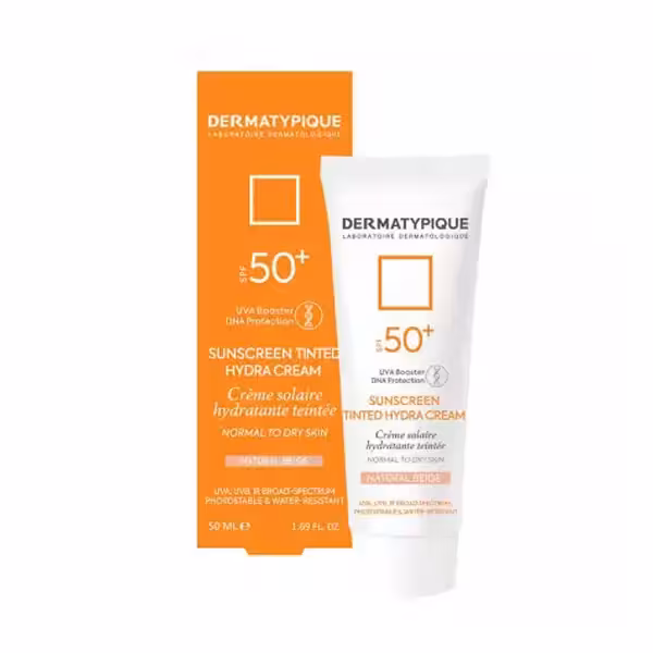 کرم ضد آفتاب رنگی پوست خشک SPF 50 درماتیپیک حجم 50 میلی لیتر