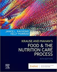 خرید و دانلود نسخه کامل کتاب Krause and Mahan&#039;s Food &amp; the Nutrition Care Process (15th Edition) -   pdf
