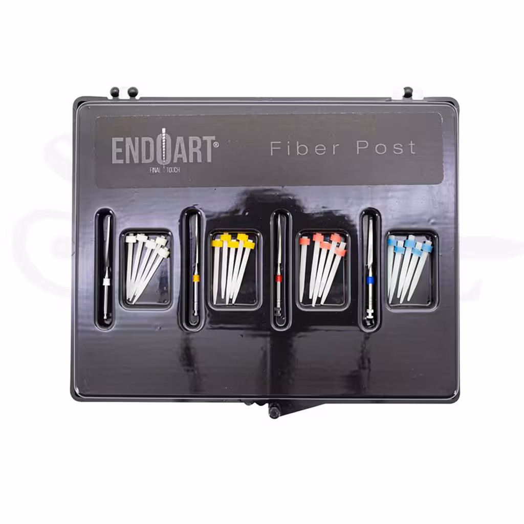 کیت فایبرپست اسورت 20 عدد   4 دریل  Fiber Post  برند incidental