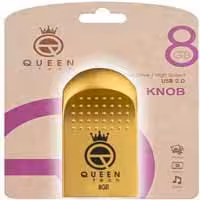 فلش 8 گیگ Queen Tech KNOB GOLD