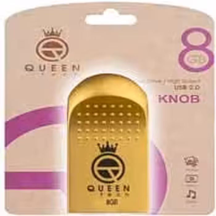 فلش 8 گیگ Queen Tech KNOB GOLD