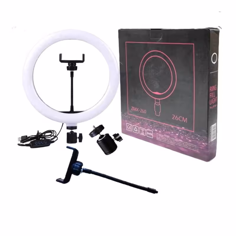 رینگ لایت مدل ZMX-260 Ring Light بدون سه پایه