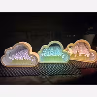 چراغ خواب طرح لاله های بینهایت مدل ابری مونتاژ شده شرکتی