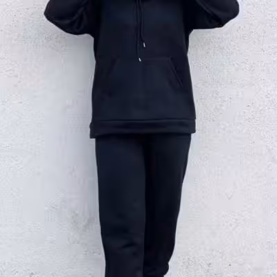 ست هودی شلوار ورزشی زنانه گرم پاییزه ارسال رایگان