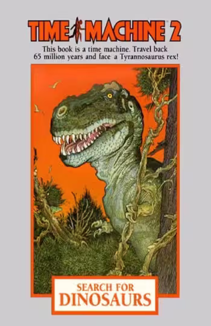 خرید و دانلود نسخه کامل کتاب Time Machine Search for Dinosaurs (Time Machine Choose Your Own Adventure)