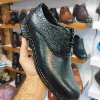 کفش تمام چرم طبیعی مردانه بندی
