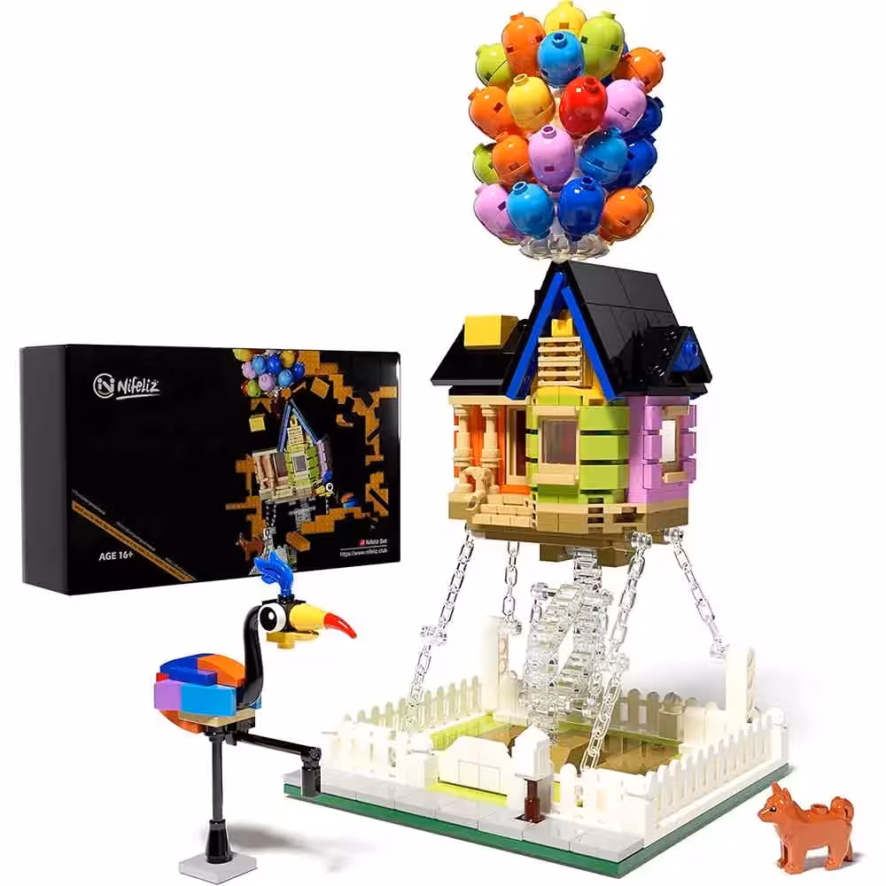 لگو ساختنی خانه پرواز بالن Flying Balloon House برند Nifeliz